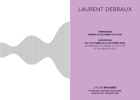 Laurent Debraux   2 – 31 Octobre 2020